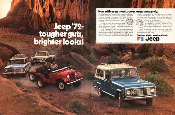 1972 Jeep Auto Advertising